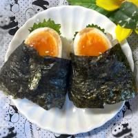 小豆🌼さんの料理 味噌漬け卵のおにぎり